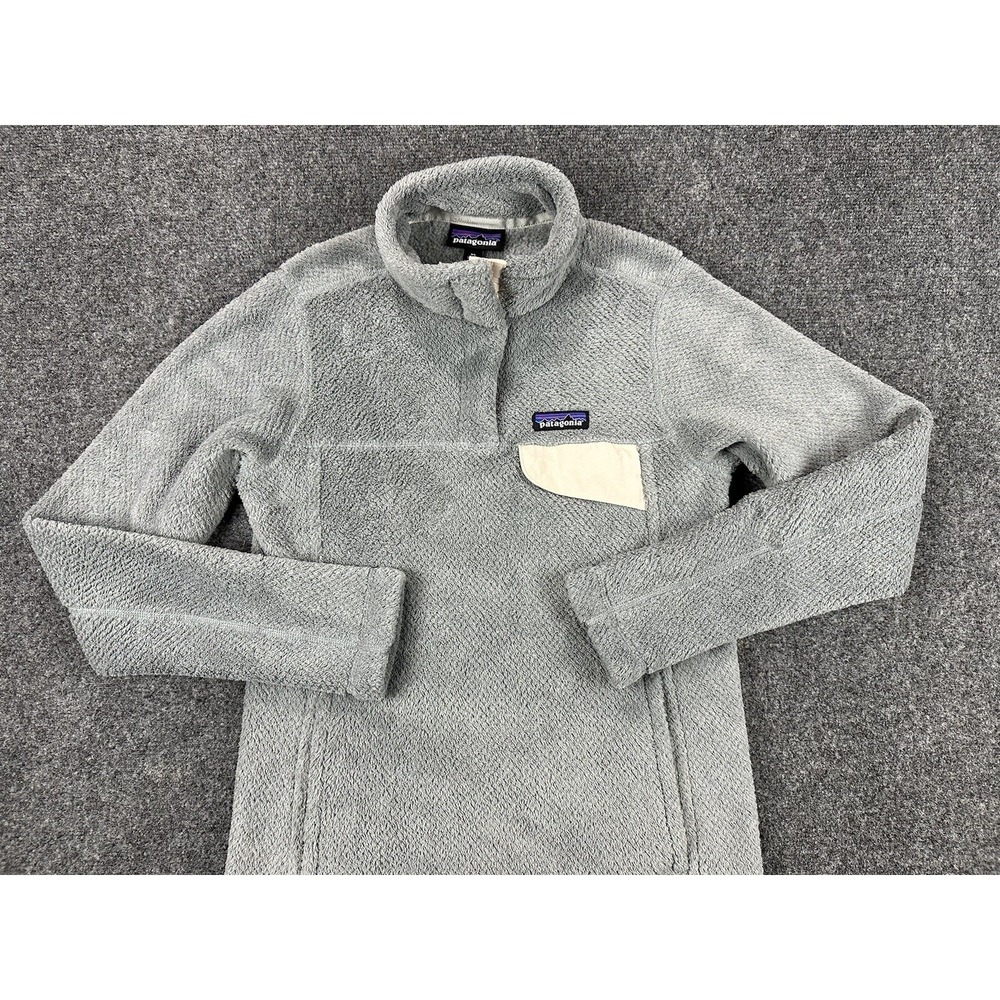 Patagonia Polartec Thermal Pro Pullover Sweater Women's XS 1/4 Snap Fleece Logo - Picture 2 of 11